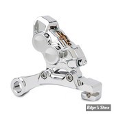 ETRIER ARRIERE ARLEN NESS - TOURING 08UP - NESS 4 PISTON CALIPER & BRACKET KIT - CHROME - 02-304