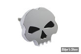 ECLATE A - PIECE N° 42 -  BOUCHON DE RÉSERVOIR D'HUILE AVEC JAUGE - SOFTAIL 84/99 & SPORTSTER 82/03 - VTWIN - SKULL DESIGN - CHROME