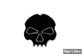 BOUCHON DE RÉSERVOIR D'HUILE - DYNA 99/05 -  OEM 62853-99 - SKULL DESIGN - NOIR