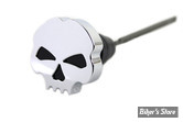 BOUCHON DE RÉSERVOIR D'HUILE - TOURING 07/16 -  OEM 62849-07A - SKULL DESIGN - CHROME