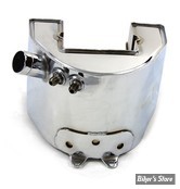 ECLATE A - PIECE N° 01 - RESERVOIR D HUILE - REPLICA - BIGTWIN 1936/1964 - OEM 32504-58 - BOUCHON LATERAL - CHROME