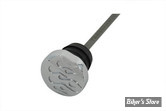 ECLATE A - PIECE N° 42 -  BOUCHON DE RÉSERVOIR D'HUILE - OEM 62845-00 / A / 62845-00A - FLAME DESIGN - CHROME