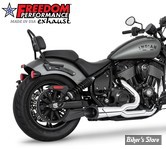 ECHAPPEMENT - FREEDOM PERFORMANCE - INDIAN CHIEF 22UP - COMBAT 2 EN 1 SLASH CUT - CHROME - EMBOUT NOIR - IN00401