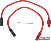 FILS DE BOUGIES - TAYLOR / SUMAX - SPORSTER 04/06 / TOURING 99/08 - 409 PRO RACE - ROUGE - 40234