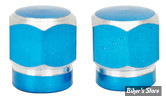 BOUCHONS DE VALVE TRIK TOPZ - HEX TONE TWO - BLEU