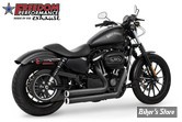 - ECHAPPEMENT - FREEDOM PERFORMANCE - INDEPENDENCE SHORTY - 2EN2 - SPORTSTER 04UP - CORPS : NOIR / SORTIE : CHROME - HD00403 