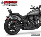 ECHAPPEMENT - FREEDOM PERFORMANCE - INDIAN CHIEF 22UP - COMBAT 2 EN 1 SLASH CUT - NOIR - EMBOUT NOIR  - IN00406