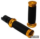 POIGNEES - PERFORMANCE MACHINE - Contour Color Grips - TIRAGE ELECTRONIQUE 23UP - NOIR / OR - 0063-2105M-G