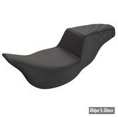 - SELLE SADDLEMEN - EXTENDED REACH STEP-UP SEAT - TOURING 08UP - ARRIERE LS - NOIR / COUTURES : NOIR - 808-07B-173E