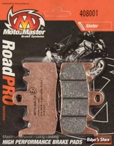 - PLAQUETTES AVANT- SPORTSTER RH - OEM 41300227 - SPORTSTER 21UP - MOTO MASTER - ROADPRO BRAKE PADS - METAL FRITTE - 408001