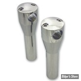 RISERS MCS GLIDE - HAUTEUR : 150MM - Risers CUSTOM - ALUMINIUM RISER SET - MID USA - CHROME