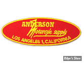 ECUSSON/PATCH - V-TWIN - ANDERSON SUPPLY - TAILLE : 3.3" X 1.1" ( 8.40 CM X 2.80 CM ) - LA PAIRE