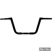 GUIDON LA CHOPPERS - PEAKS HANDLEBAR - 1 1/4 - HAUTEUR : 10 / 25.50CM - NOIR - LA-7360-10B