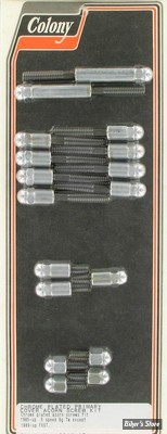 ECLATE I - PIECE N° 70 - KIT VISSERIE DE CARTER PRIMAIRE EXTERNE - FXR 85/94 / TOURING 85/99 - OEM 4740 / 4814 / 6099 / 4811 / 4812 - ACORN / CHROME - 8914-17