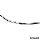 GUIDON DRAG BAR - FLANDERS - DRAG BAR - 27° DRAG BAR - LISSE SANS EMPREINTES - CHROME