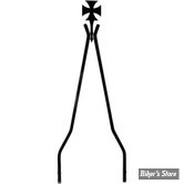 MONTANT DE SISSY BAR - LARGEUR : 11" / 27,95 CM - CYCLE VISIONS - CROSSTUDE - LARGEUR 11" - HAUTEUR : 30" - NOIR