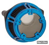 - FILTRE A AIR A.NESS - SOFTAIL 18UP / TOURING 17UP - NESS METHOD CLEAR SERIES AIR CLEANER - ANODISE BLEU - 18-180