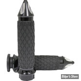 POIGNEES AVON -  CUSTOM SPIKE DIAMOND GRIPS - NOIR / EMBOUT : NOIR - DIA-65-AN-SPIKE