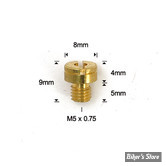 PIÈCE N° 66 - GICLEUR PRINCIPAL - MAIN JET - MIKUNI - TAILLE : 160 (STANDARD HSR42)