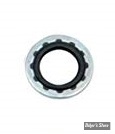 ECLATE L - PIECE N° 15 - Rondelle joint  - Alu avec insert en caoutchouc - 10mm / 3/8" - OEM 41731-88A - La Pièce - Goodridge