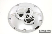 ECLATE I - PIECE N° 25 -  COUVERCLE D EMBRAYAGE - OEM 25414-99 V-TWIN - SOFTAIL M8 2018 / TWINCAM 99/17 / TOURING 99/15 - SKULL - CHROME 