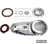 ECLATE I - PIECE N° 22 - CARTER PRIMAIRE EXTERNE - BIGTWIN 55/64 - OEM 60505-55 - CHROME - KIT - V-TWIN