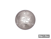 ECLATE I - PIECE N° 25 - COUVERCLE D EMBRAYAGE - BIG TWIN 70/99 -  V-TWIN - FLAME - CHROME