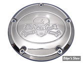 ECLATE I - PIECE N° 25 -  COUVERCLE D EMBRAYAGE - OEM 25414-99 - SOFTAIL M8 2018 / TWINCAM 99/17 / TOURING 99/15 - SKULL - CHROME