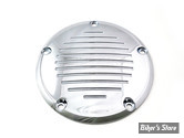 ECLATE I - PIECE N° 25 -  COUVERCLE D EMBRAYAGE - OEM 25414-99 V-TWIN - SOFTAIL M8 2018 / TWINCAM 99/17 / TOURING 99/15 - GROOVED - CHROME