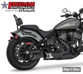 ECHAPPEMENT - FREEDOM PERFORMANCE - INDIAN CHIEF 22UP - COMBAT AMERICAN OUTLAW 2-EN-1 - COMBO - NOIR / CHROME - NOIR - IN00421