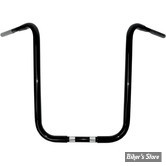 GUIDON APEHANGER - GUIDON DRAG SPECIALTIES - 1 1/4 BUFFALO - APEHANGER - 82UP AVEC EMPREINTES - HAUTEUR :20" - NOIR