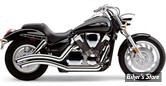 ECHAPPEMENT COBRA - SPEEDSTER SWEPT - HONDA 1300 VTX/C 04/09 - CHROME