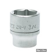 DOUILLE 19.00MM / 3/4" - CARRE DE 3/8" - 6 POINTS - TENGTOOLS