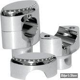 32MM - LA CHOPPERS - HEFTY - DRILLED - 1.5" - CHROME