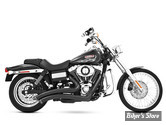 - ECHAPPEMENT FREEDOM PERFORMANCE - SHARP CURVE RADIUS II - 2 EN 2 - DYNA 06/17 - SLASH CUT - NOIR - EMBOUT : NOIR SCULPTE - HD00429