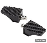  REPOSES PIEDS AVANT - L-A CHOPPERS - County Line Foot Pegs - FINITION : NOIR - LA-P100-01B