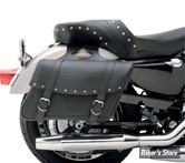 SACOCHES CAVALIERE - SADDLEMEN - HIGHWAYMAN SLANT-STYLE SADDLEBAGS - TAILLE : MEDIUM - AVEC RIVETS