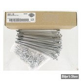 ECLATE O - PIECE N° 05 - POUR JANTE DE 16" - JEU DE 40 RAYONS - OEM 43241-05 - CHROME - HD GENUINE