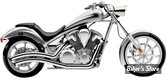 ECHAPPEMENT COBRA - SPEEDSTER SWEPT - HONDA 1300 VT FURY / SABRE / STATELINE 10/13 - CHROME