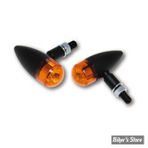 CLIGNOS MCS - MIDI BULLET - AMPOULE - CORPS : NOIR - CABOCHON : ORANGE