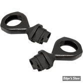 TETE DE FOURCHE - MEMPHIS SHADES : KIT DE DEPLACEMENT DE CLIGNOTANTS - XG500/750 - NOIR -  MEB9997