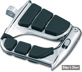 - KYN - SWINGWING CHROME - REPOSES PIEDS KURYAKYN - CRUISE PEGS SWINGWING - EMPREINTE : MALE - FINITION : CHROME / CAOUTCHOUC NOIR - 4466