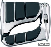 - KYN - SWINGWING CHROME - REPOSES PIEDS KURYAKYN - CRUISE PEGS SWINGWING - SANS EMPREINTE (SPLINED) - FINITION : CHROME / CAOUTCHOUC NOIR - 4467