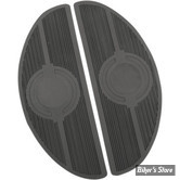 ECLATE IE - PIECE N° 04 - CAOUTCHOUCS DE  MARCHE PIEDS - OEM 50614-40 - DRAG SPECIALTIES - NOIR