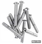 VIS TETE BOMBEE 3/8"-24 X 44.00MM / 1 3/4" - ALLEN - CHROME - LE PAQUET DE 10 PIECES