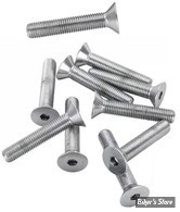 VIS TETE FRAISEE 5/16-24 X 44.00MM / 1 1/4" - ALLEN - CHROME - LE PAQUET DE 10 PIECES