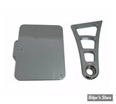 GERMANY - PLAQUE LATERALE -  SOFTAIL 91/07 - HEINZ BIKES - SLIP-INN À LED - FORMAT : 220 X 200 MM - CHROME - HBSKZ-FL-07-DE-C