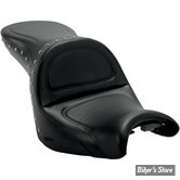 SELLE SADDLEMEN - EXPLORER SPECIAL - SADDLEGEL - KAWASAKI VN 2000 VULCAN 04/12 - SANS DOSSERET CONDUCTEUR - SADDLEHYDE - NOIR / CLOUS