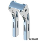 POUR GUIDON DE Ø 25,40 MM - MAGNUM STERLING CHROMITE - SOFTAIL M8 18UP - Ghost Risers - HAUTEUR : 25.40 CM /10" - SOFTAIL CLAMP - CHROME - 3R-0210