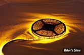 BANDE DE LEDS / ROULEAU - CUSTOM DYNAMICS - LED REEL - 600 LED'S - LONGUEUR 5 METRES - COULEUR : JAUNE